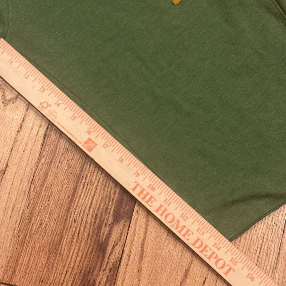 Vintage American Eagle Green Sweat Shorts Y2K Size Large Lounge Athletic Raw Hem - Picture 5 of 10